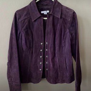 Purple Suede Jacket